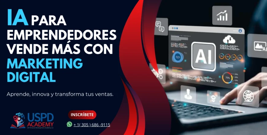 Portada de curso de IA para emprendedores